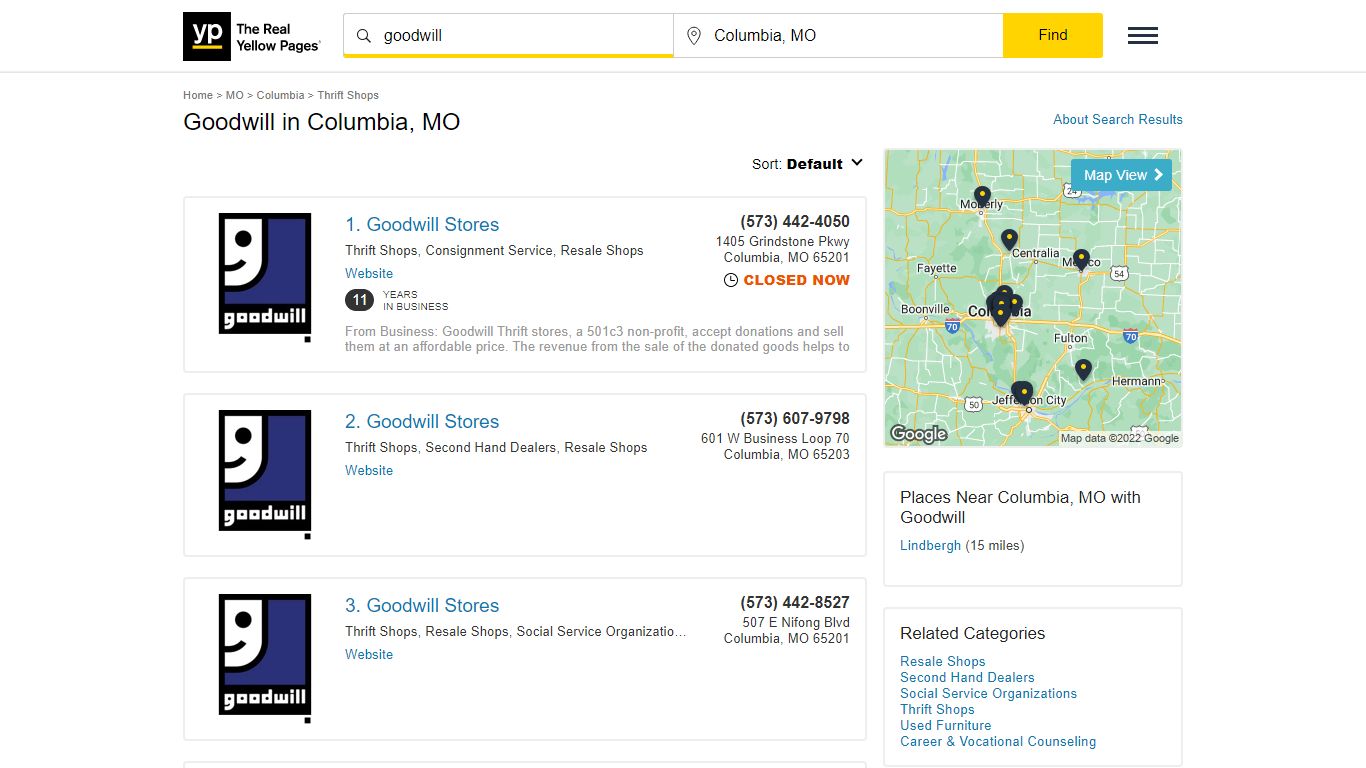 Goodwill Locations & Hours Near Columbia, MO - YP.com